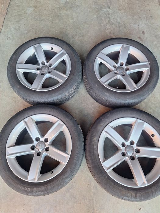 Alufelgi Audi opony 215x55 R 17Continental