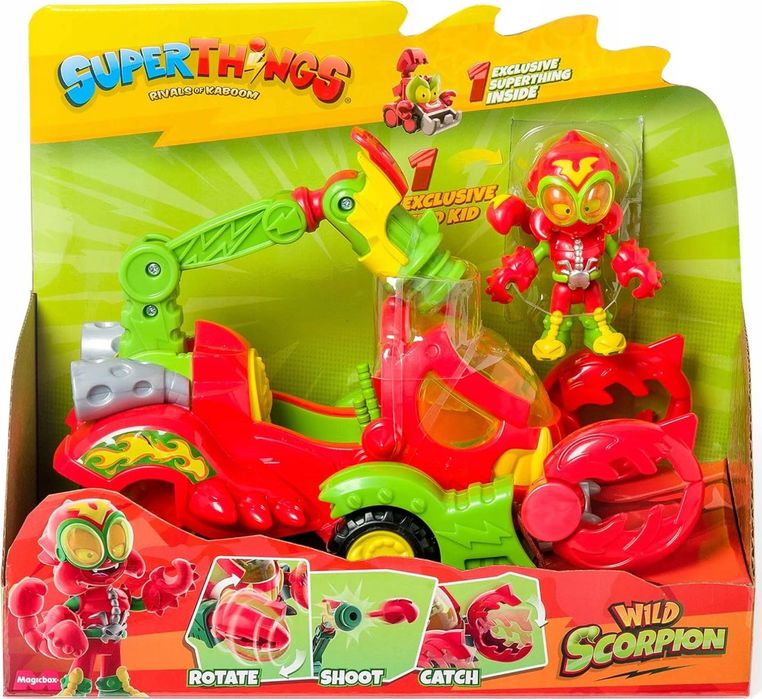 Машинка з фігурками SuperThings Wild Scorpion Jet Magicbox Ігровий набір
