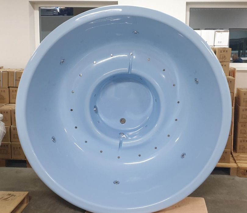 Balia 200cm pokrywa stelaż metalowy jacuzzi beczka SPA