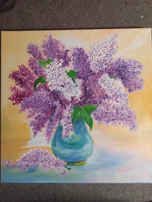 Obraz 40*40cm farbami olejnymi