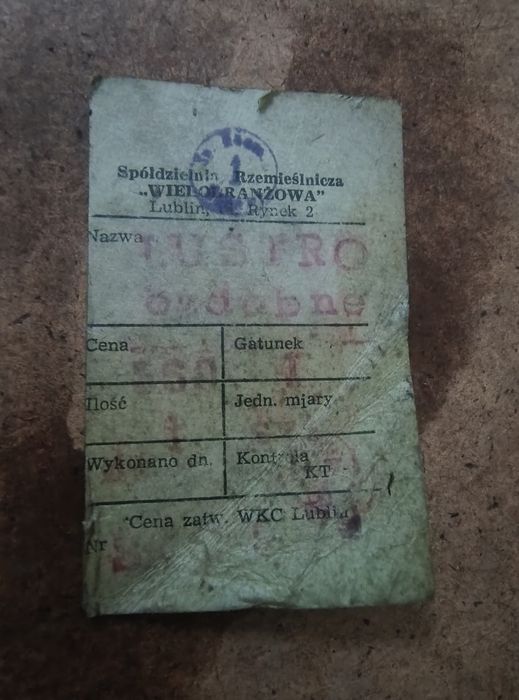 Oryginalne lustro z PRL