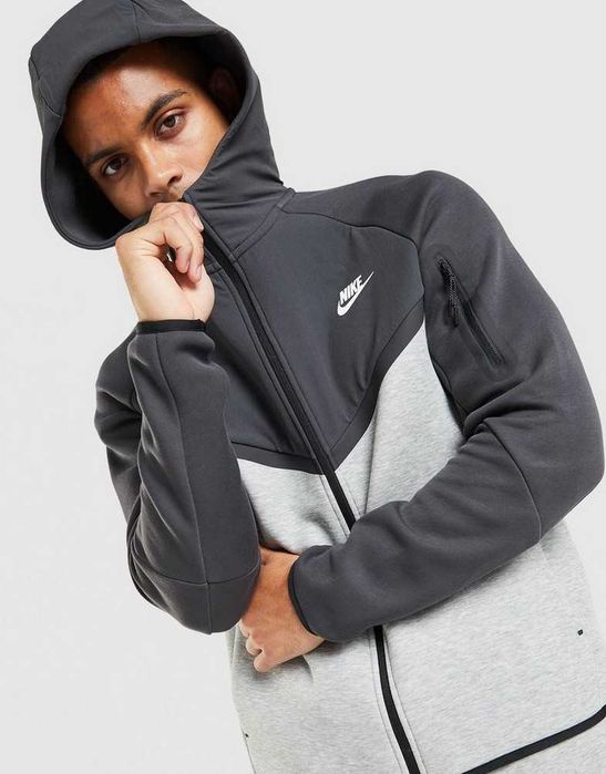ОРИГІНАЛ! Кофта Nike Tech Fleece Fz Wr Gray XS S M L XL XXL | IH4302-063
