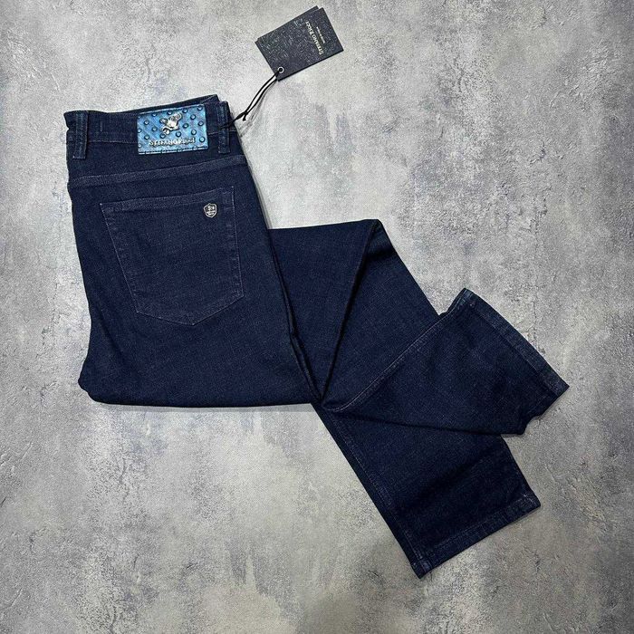 Сині класичні чоловічі джинси Stefano Ricci