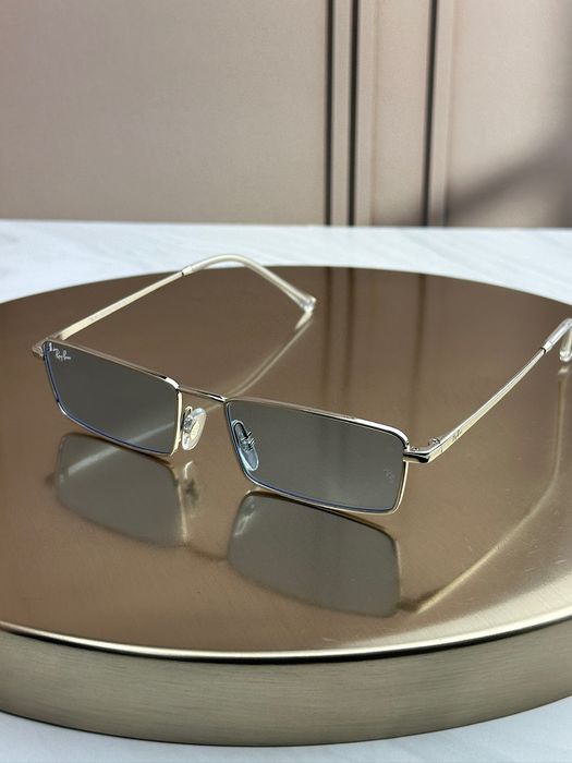 Сонцезахисні окуляри Ray-Ban RB3741 срібні голуба лінза прямокутні унісекс оригінал