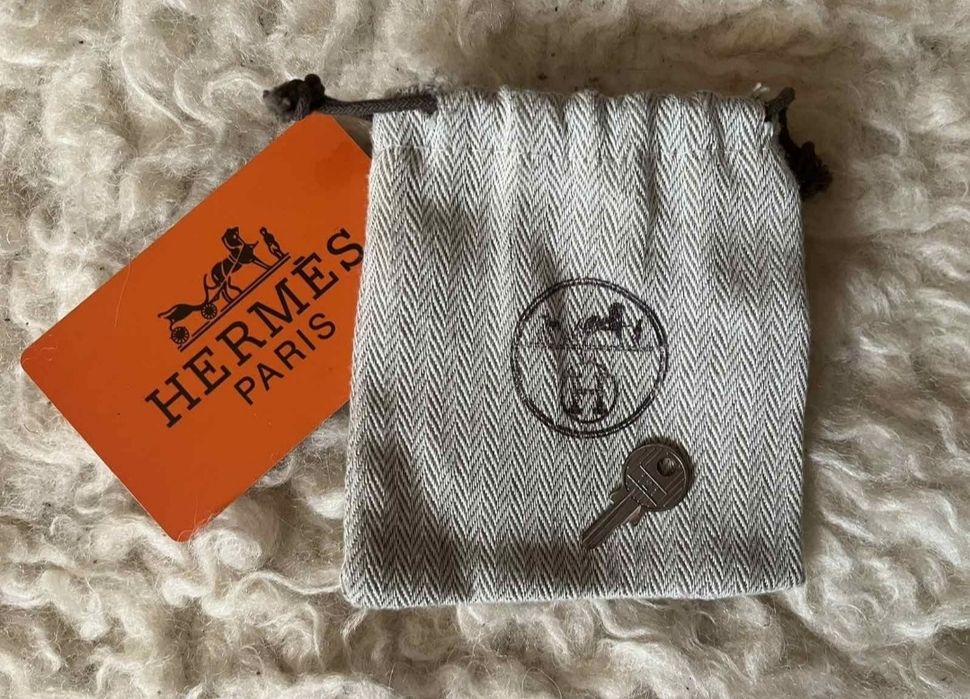 Пыльник карточка ключик к сумке хермес