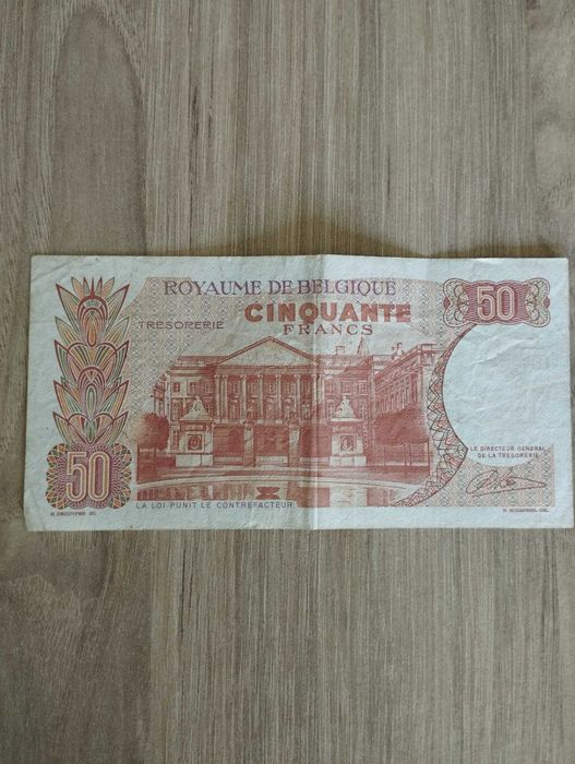 Nota 50 Francos Belga