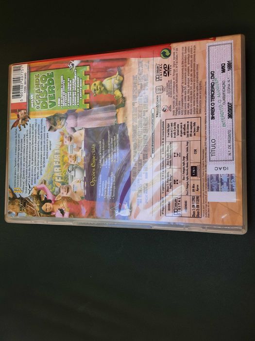 Filme Edição especial "Sherek 3" com dois DVD'S64286384462339121