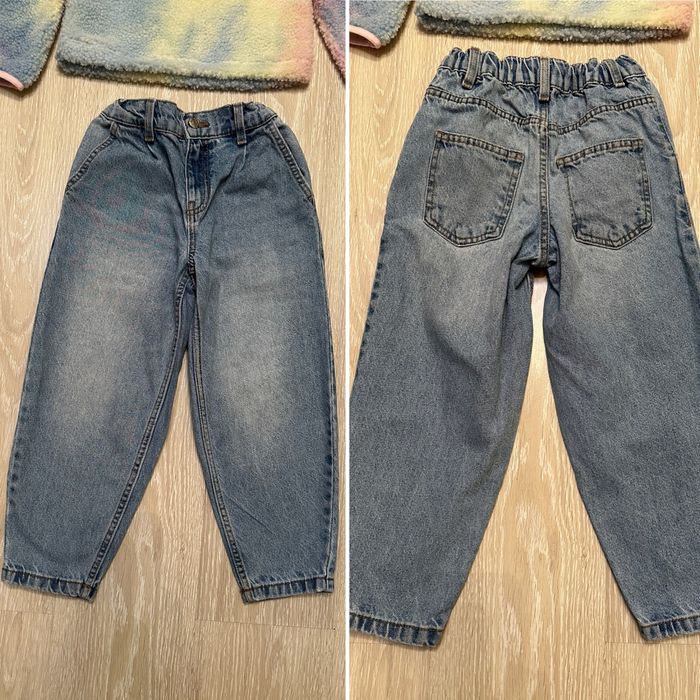 ‼️ кофта Primark 128 7 8 тедді шерпа фліс плюш джинси бермуди палаццо