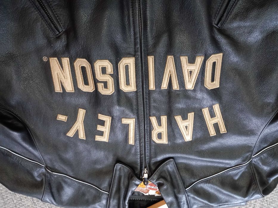 Casaco em pele Harley Davidson 100th aniversario 100 anos Tamanho L