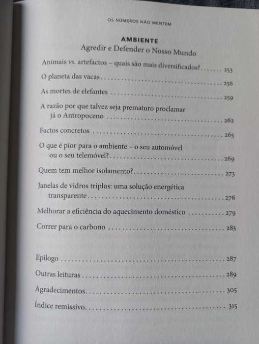 Os Números não Mentem - Vaclav Smil