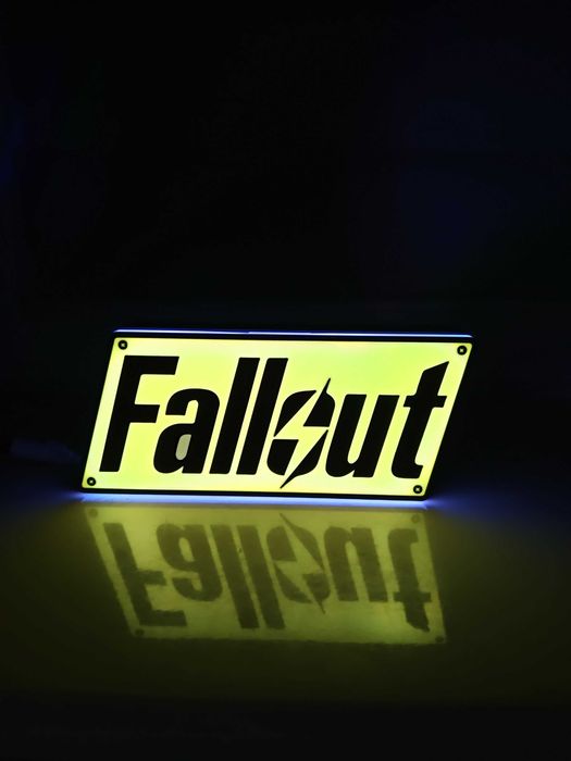 Lampka LED Fallout dla fanów serii, dekoracja gamingowa