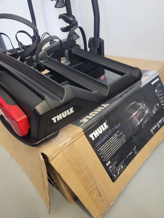Bagażnik Thule na 3 rowery Velospace  jak nowy xt3  Platforma na Hak Czarny Mat Blek