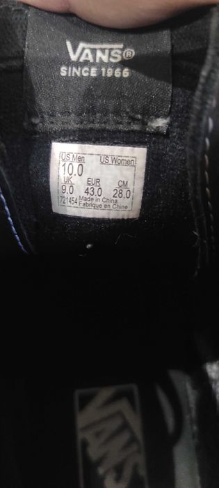 Vans SK8-HI Bolt Black/Black VN0A5JIVBKA