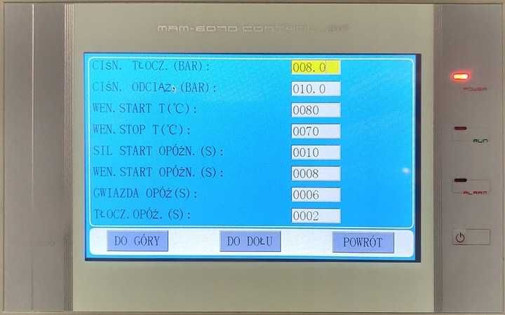 Kompresor śrubowy Kupczyk KKS 15/500 FD 1500 l/min Falownik Osuszacz