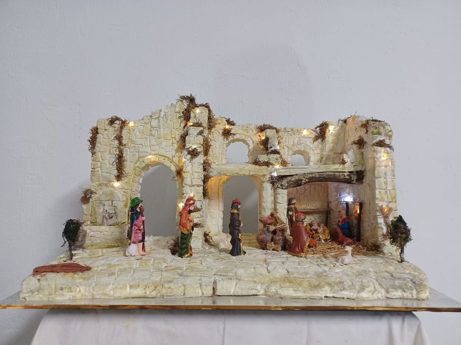 Presépio natal artesanal
