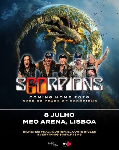 Bilhete Scorpions