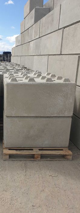 | BLOKI BETONOWE | 120 × 60 × 60 cm | MUR OPOROWY |