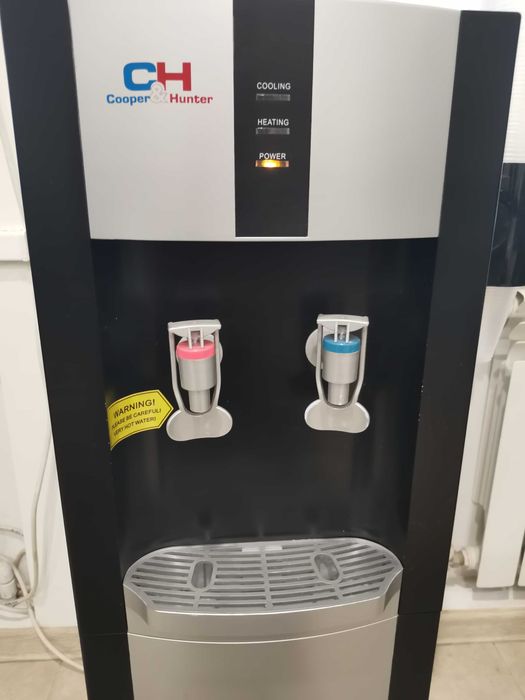 Кулер для воды cooper&hunter подстаканик вода ледяная фреон и кипяток