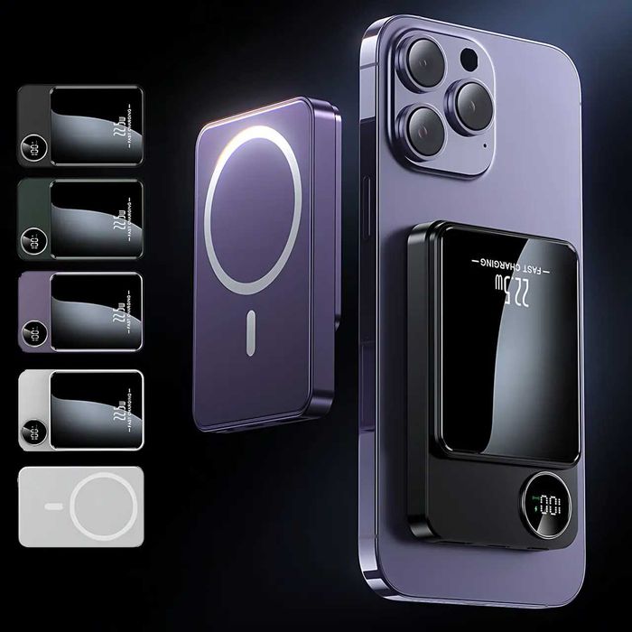 Магнітна зарядка, PowerBank Q9 10000 mAhз технологією MagSafe