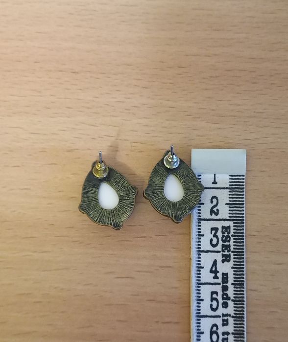 Серьги сережки натуральный камень