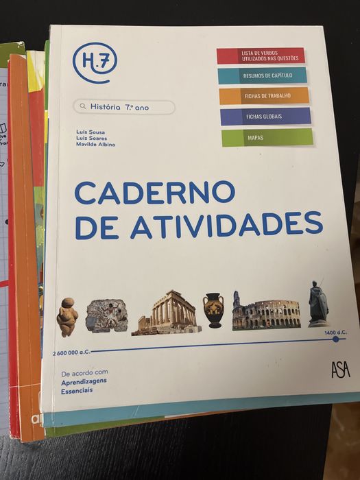 Livros de fichas do 7o ano
