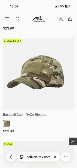 Бейсболка тактична Helikon-tex bbc cap multicam мультикам