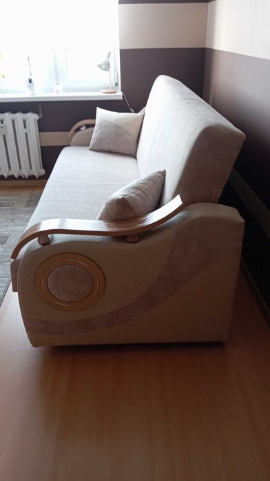 Wersalka z funkcją spania i fotelem