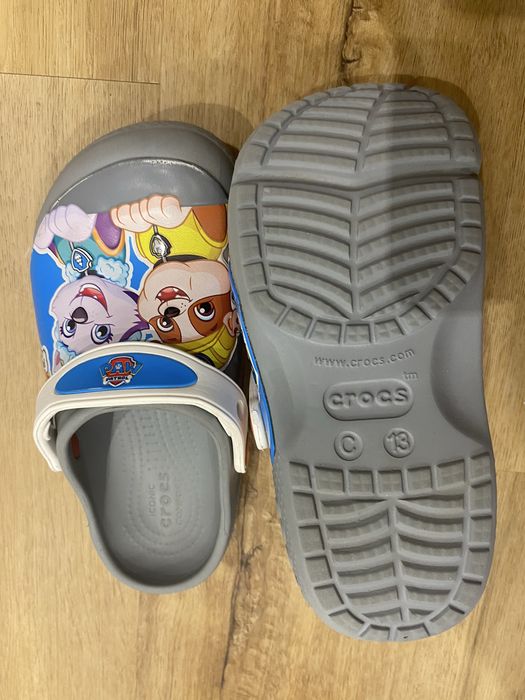 Тапки шльопанці сабо дитячі c13 Crocs щенячий патруль 30р19см Крокс