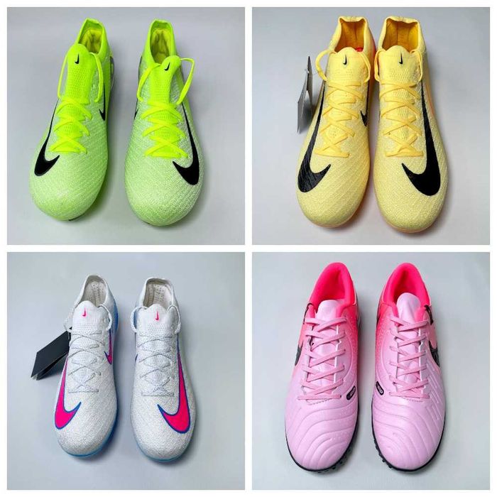 Футбольні бутси і сороконіжки Nike