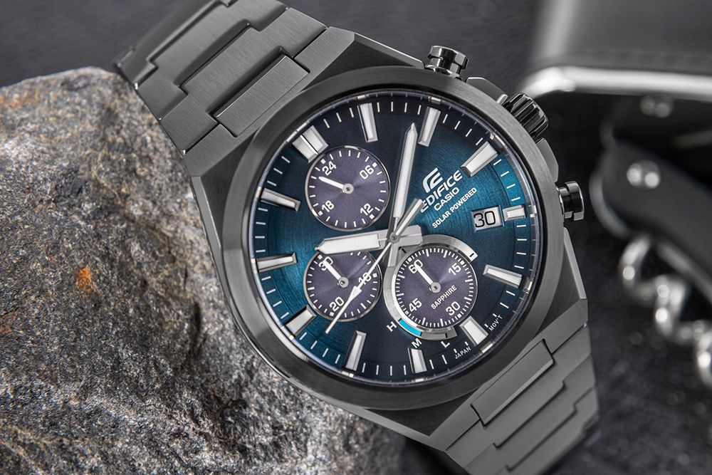 zegarek męski casio edifice solar efs-s630dc-2avuef + box