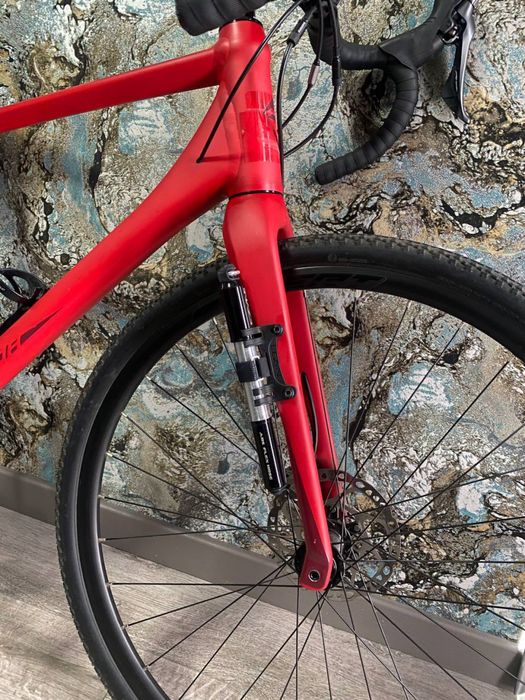 Gravel велосипед Merida Silex 700 (2021) Matt Race Red - GRX 810, 2x11