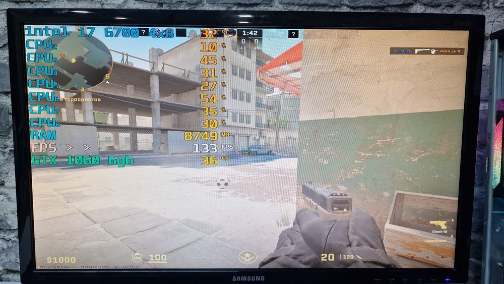 Gtx1060 6gb Игровой i7 6400 Dota2 Cs2 Dota2 WoT GtaV