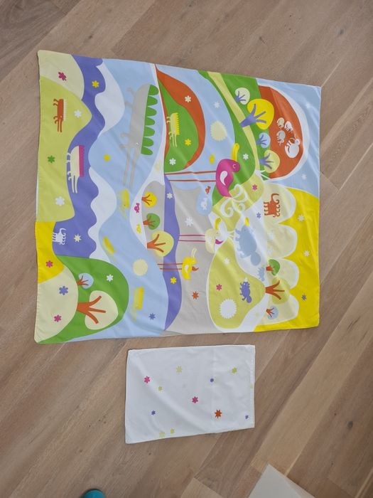 Ikea Pościel niemowlęca + ochraniacz na łóżeczko