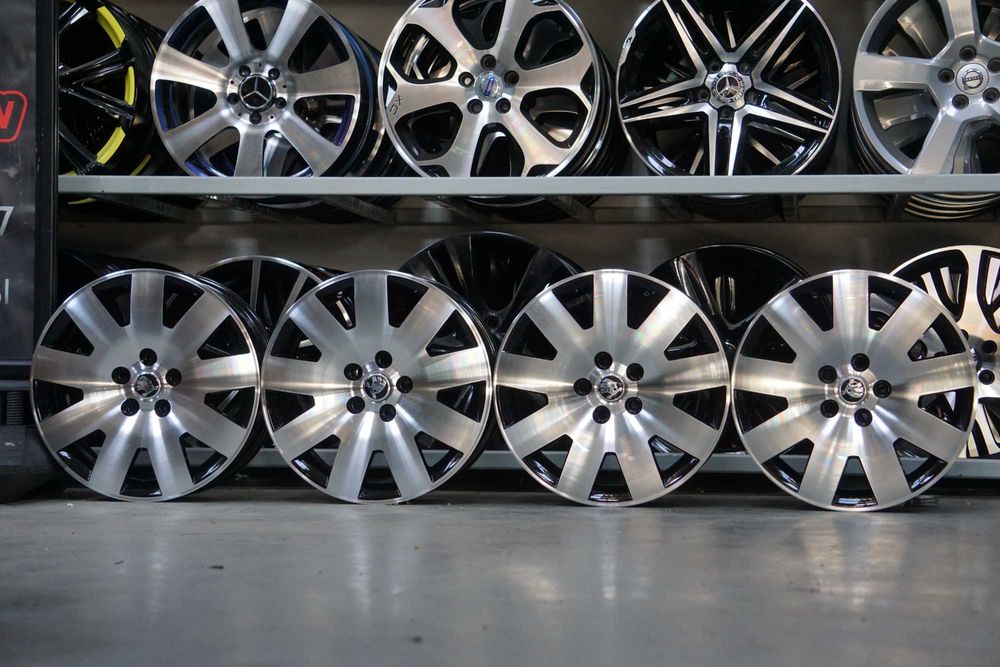 Alufelgi oryginał Skoda 5x112 7Jx17 et37 cb57,1mm czarny i cnc