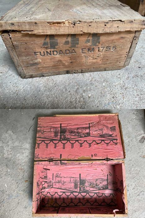 Caixas de vinhos muito antigas