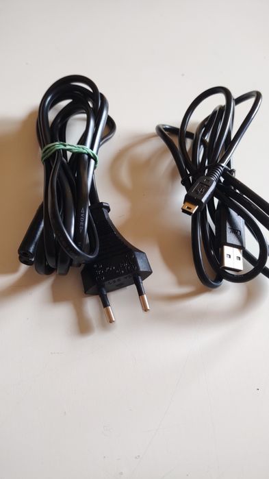 kable przewody do konsoli PlayStation 3 ps3 USB mini ładowania zasilania pada USB mini oraz zasilania ósemka slim super slim oraz 3pin fat grube