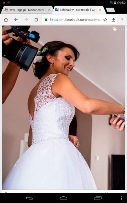 Suknia ślubna biała