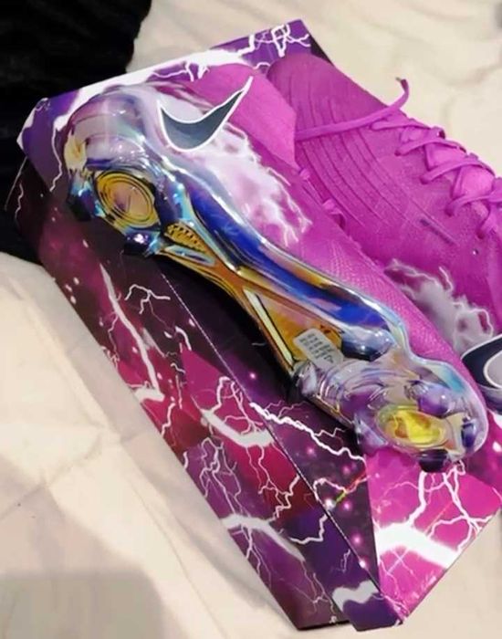 Chuteiras Adidas X Crazyfast+ SG nº39/Nike Phantom GX Luna, roxo nº42