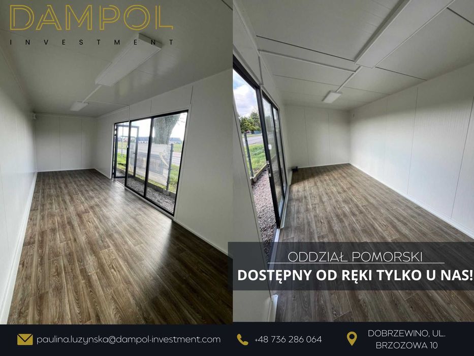 Pawilon usługowy 7x3/21m2/biuro/sklep/mobilny/domek/kontener