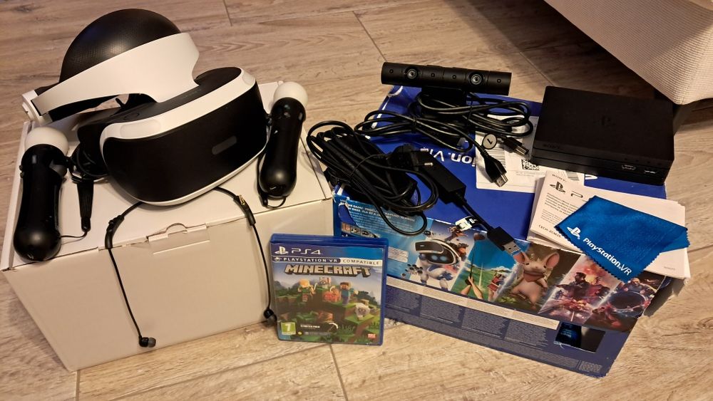 PS VR V2 gogle VR do PS4 i PS5 stan bdb Minecraft VR