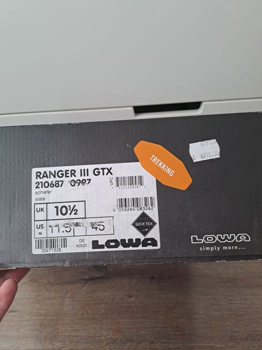 LOWA Ranger III GTX UK 10.5/EU 45