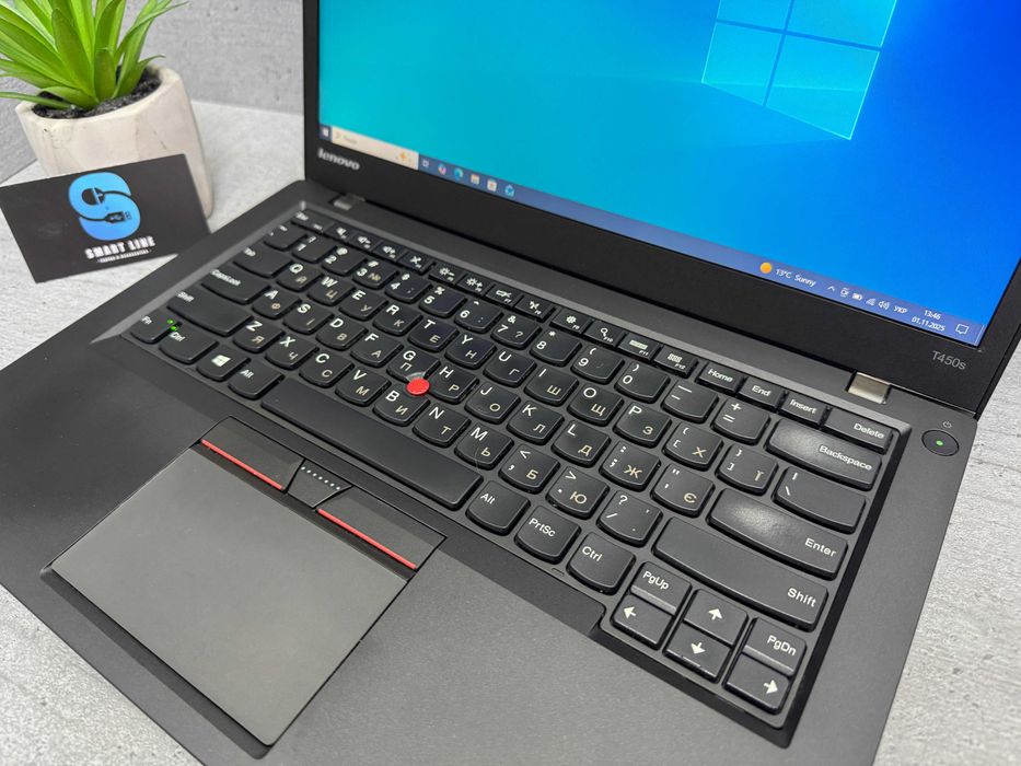 Стильний ноутбук Lenovo T450s/i7-5600u/20gb ddr3/14"/250gb ssd