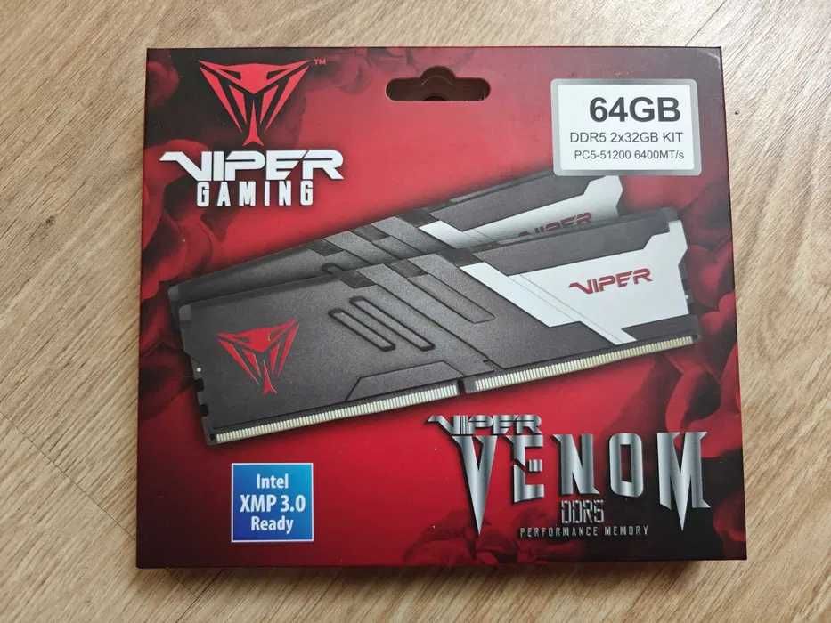 Patriot 32GB (1x32GB) 6400MHz CL32 Viper VENOM (jedna kość z PVV564G640C32K)