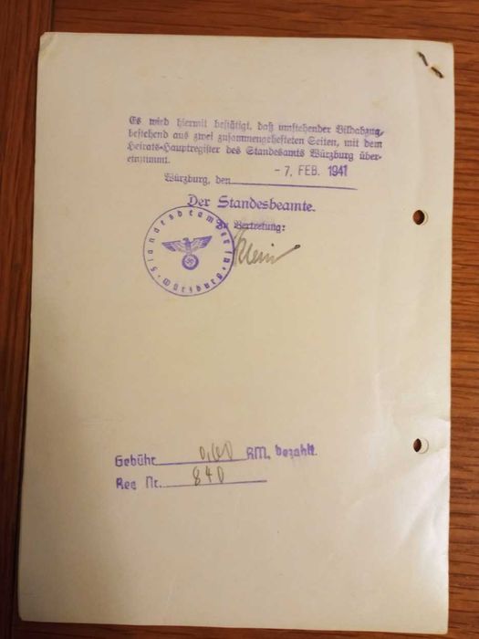Muito raros documentos,Germany