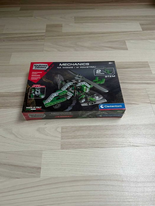 Nowy Zestaw klocków Clementoni Mechanics – Na wodzie i w powietrzu
