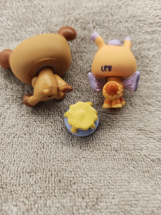 LPS littlest pet shop zestaw miś miód pszczoła  #1307 #814