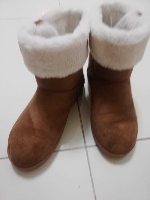 botas de camurça novas, tamanho 41