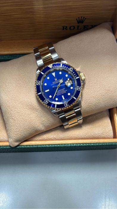 Rolex Submariner Date Azul (16613)