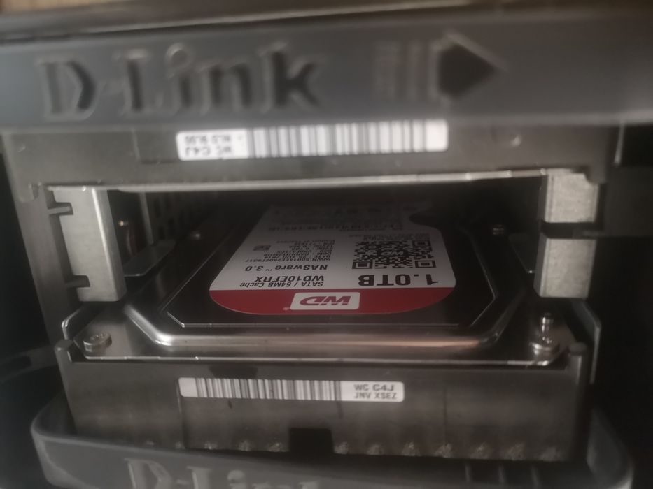 D-Link NAS Backup DNS-320 + 2x dysk  1TB WD RED