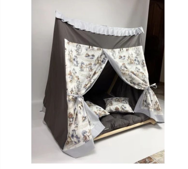 Дитяча гойдалка 2в1 вігвам